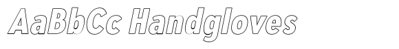 Aukim II Outline Extra Bold Condensed Italic image
