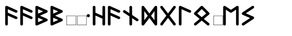 Felt-Tip Futhark Bold image