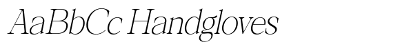 Galnery Extra Light Extra Condensed Slanted image