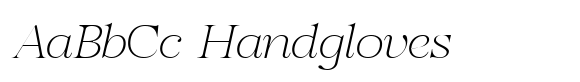 Romellis Thin Semi Expanded Italic image