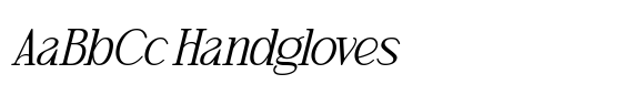 The Markowe Italic image