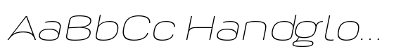 Kulutu Alt Thin Expanded Italic image