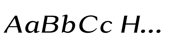 Rema Monde Medium Semi Expanded Italic image