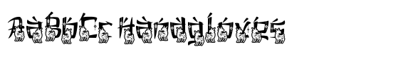 Eastern Echoes Goat font sample