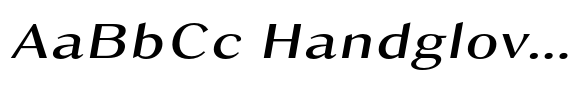 Owning Sans Medium Expanded Slanted image