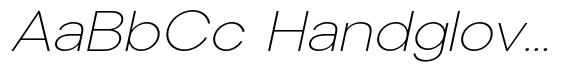 Noverion Sans Thin Slanted Expanded image
