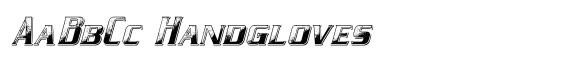Power GYM Italic Effect font sample
