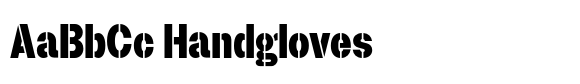 Booster Stencil Narrow Extrabold font sample