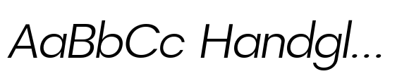 DTF Vectra Neue Light Italic image