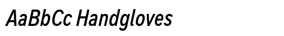 Officer Sans Condensed Medium Italic image