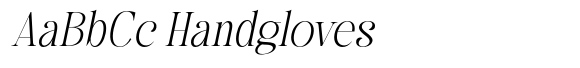 British Classical Thin Italic image