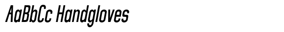 Giselax Bold Condensed Slanted image