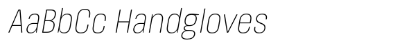 Masifa Rounded Narrow Extra Light Italic image