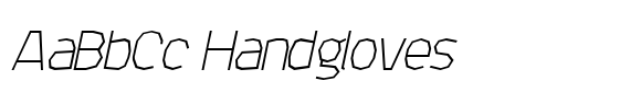 Attac Regular Italic font sample