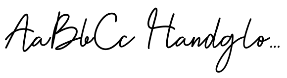 Eathoma Script font sample