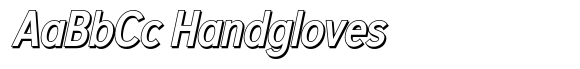 Xerifut Italic Shadow font sample