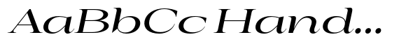 Auralic Semi Bold Expanded Italic image