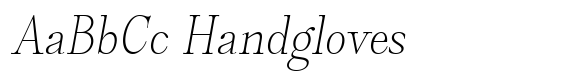 Castlon Extra Light Contrast Condensed Slant image