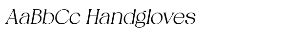 Spadore Italic font sample