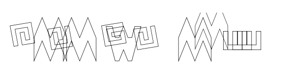 Tessie Letters GJKMN Outline image