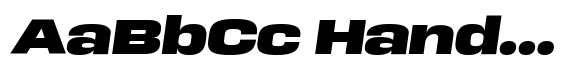HD Corbit Expanded Black Italic image