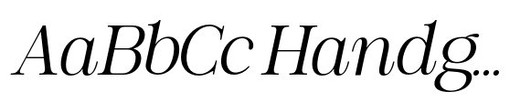 RCL Veluxa Serif Light Italic image