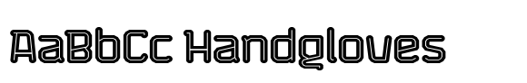 Bigante Inline Cond Bold font sample