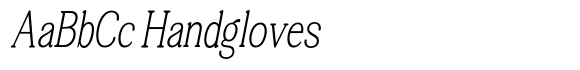 Gofaline Contrast Thin Condensed Italic image
