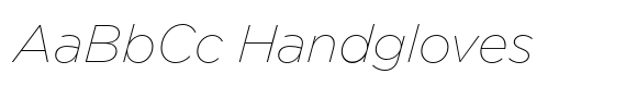 Gotham Thin Italic image