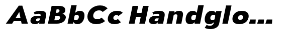 Aukim II Extra Bold Wide Italic image