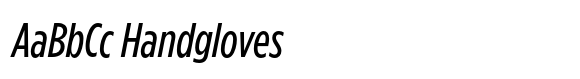Gotham Condensed News Italic image