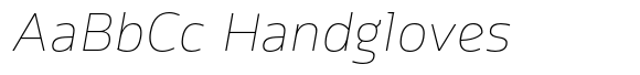 Cline Sans-Thin Italic image
