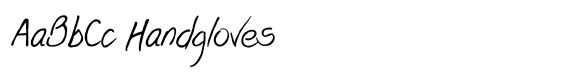 DOORLEY HAND LIGHT font sample
