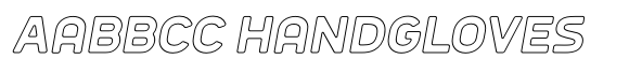 Sandport Regular Medium Outline Italic image
