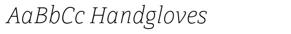 Directa Serif Thin Italic image