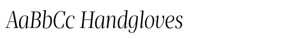 Mafra Headline Condensed Light Italic font sample