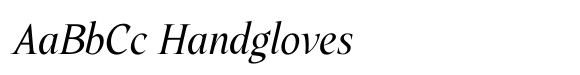 Fenoom Italic Regular font sample