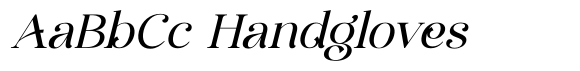 Clarine Italic font sample
