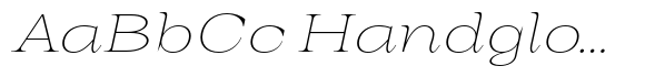 Auralic Thin Semi Expanded Italic image