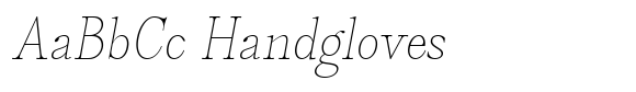 Castlon Thin Contrast Condensed Slant image