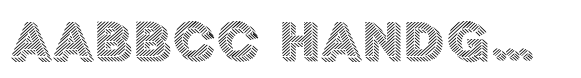 Clown 3DCrosshatch font sample
