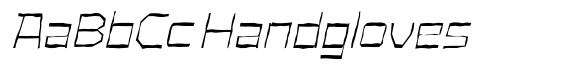 Glifox Distort Extra Light Italic image