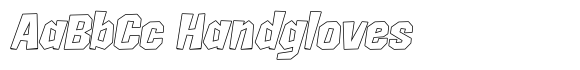 FX Wadag Extra Bold Italic Outline image