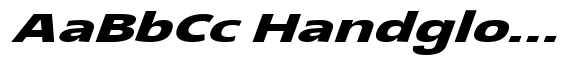 Glorytalk Sans Extra Bold Italic Expanded image