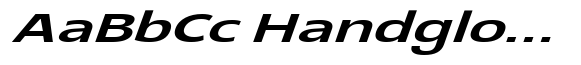 Glorytalk Sans Soft Semi Bold Italic Expanded image