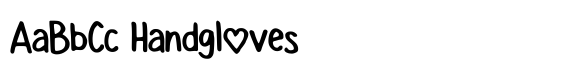 Lovely Handwriting font sample