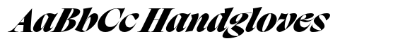 Glazier Black Italic font sample