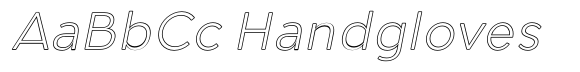 Aukim II Outline Ultra Light Italic image