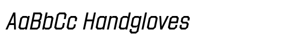 Hattrick Italic ExtraLight Condensed image