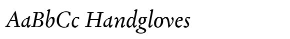 Garalda Italic image
